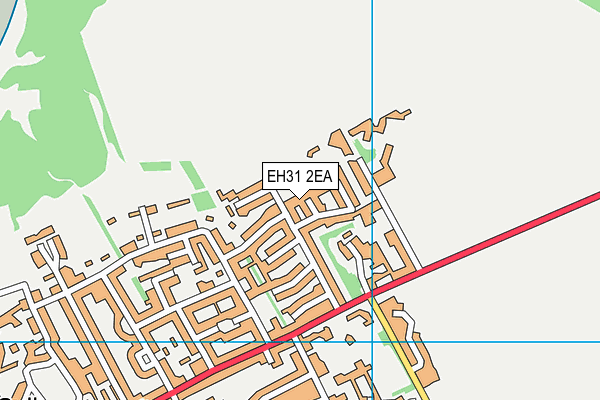 EH31 2EA map - OS VectorMap District (Ordnance Survey) EH31 2EA map - OS VectorMap District (Ordnance Survey)