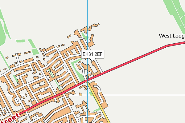 EH31 2EF map - OS VectorMap District (Ordnance Survey) EH31 2EF map - OS VectorMap District (Ordnance Survey)