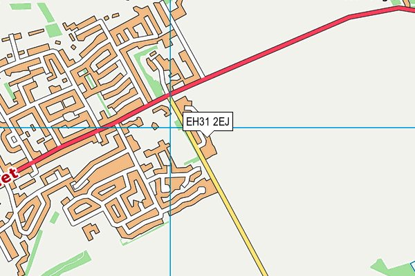 EH31 2EJ map - OS VectorMap District (Ordnance Survey) EH31 2EJ map - OS VectorMap District (Ordnance Survey)