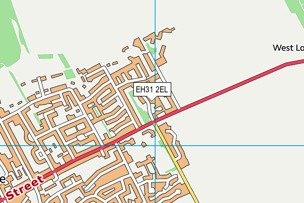 EH31 2EL map - OS VectorMap District (Ordnance Survey) EH31 2EL map - OS VectorMap District (Ordnance Survey)