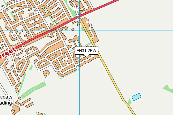 EH31 2EW map - OS VectorMap District (Ordnance Survey) EH31 2EW map - OS VectorMap District (Ordnance Survey)