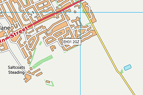 EH31 2GZ map - OS VectorMap District (Ordnance Survey) EH31 2GZ map - OS VectorMap District (Ordnance Survey)