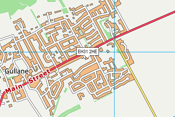 EH31 2HE map - OS VectorMap District (Ordnance Survey) EH31 2HE map - OS VectorMap District (Ordnance Survey)