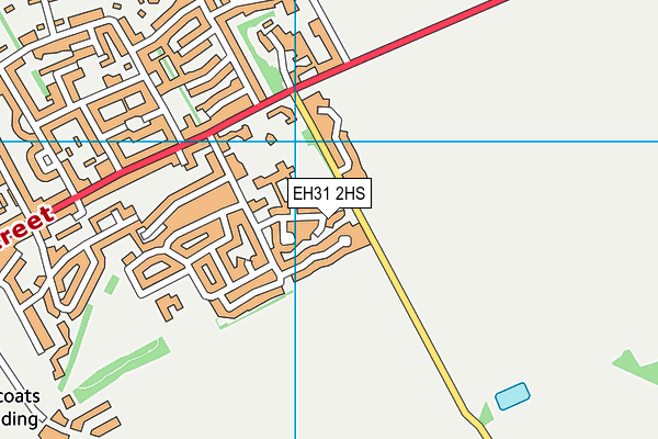 EH31 2HS map - OS VectorMap District (Ordnance Survey) EH31 2HS map - OS VectorMap District (Ordnance Survey)