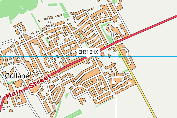 EH31 2HX map - OS VectorMap District (Ordnance Survey) EH31 2HX map - OS VectorMap District (Ordnance Survey)