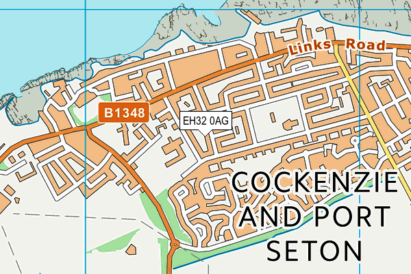 EH32 0AG map - OS VectorMap District (Ordnance Survey) EH32 0AG map - OS VectorMap District (Ordnance Survey)