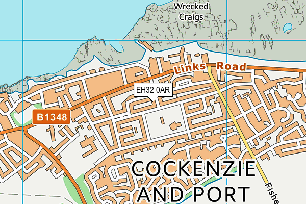 EH32 0AR map - OS VectorMap District (Ordnance Survey) EH32 0AR map - OS VectorMap District (Ordnance Survey)