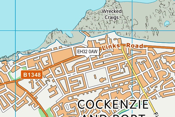 EH32 0AW map - OS VectorMap District (Ordnance Survey) EH32 0AW map - OS VectorMap District (Ordnance Survey)