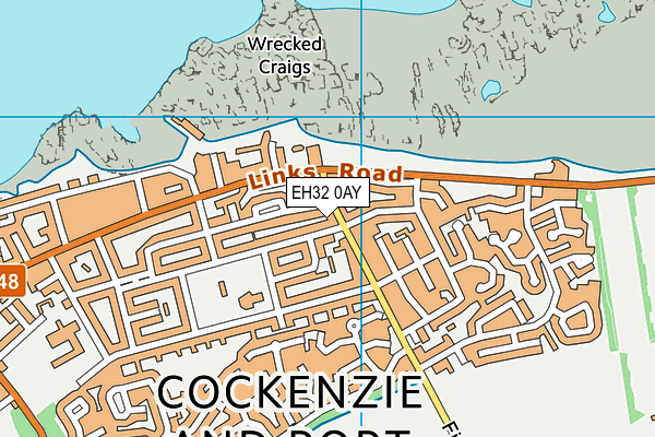EH32 0AY map - OS VectorMap District (Ordnance Survey) EH32 0AY map - OS VectorMap District (Ordnance Survey)