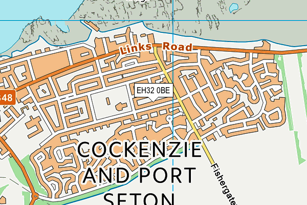 EH32 0BE map - OS VectorMap District (Ordnance Survey) EH32 0BE map - OS VectorMap District (Ordnance Survey)