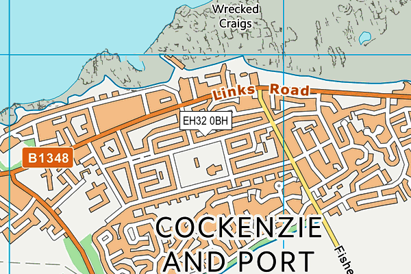 EH32 0BH map - OS VectorMap District (Ordnance Survey) EH32 0BH map - OS VectorMap District (Ordnance Survey)