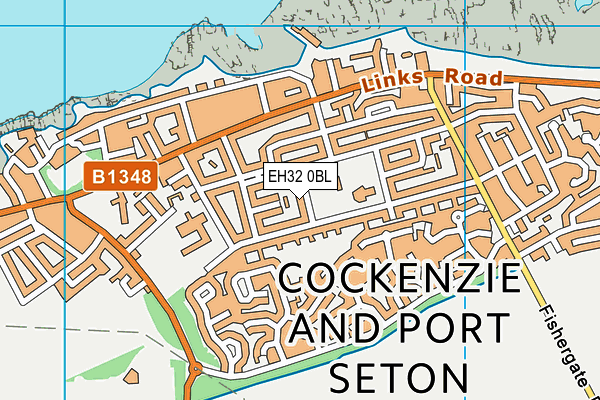 EH32 0BL map - OS VectorMap District (Ordnance Survey) EH32 0BL map - OS VectorMap District (Ordnance Survey)