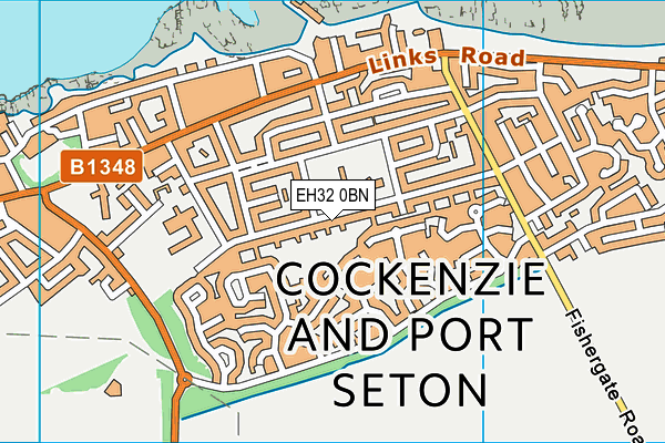 EH32 0BN map - OS VectorMap District (Ordnance Survey) EH32 0BN map - OS VectorMap District (Ordnance Survey)