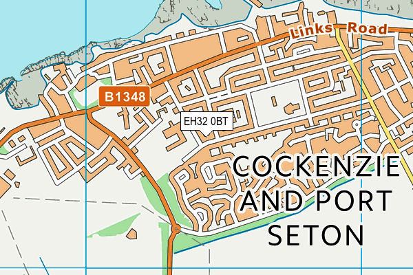EH32 0BT map - OS VectorMap District (Ordnance Survey) EH32 0BT map - OS VectorMap District (Ordnance Survey)