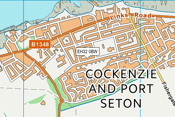 EH32 0BW map - OS VectorMap District (Ordnance Survey) EH32 0BW map - OS VectorMap District (Ordnance Survey)