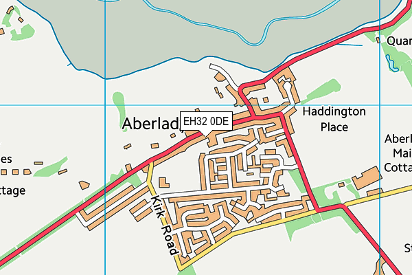 EH32 0DE map - OS VectorMap District (Ordnance Survey)