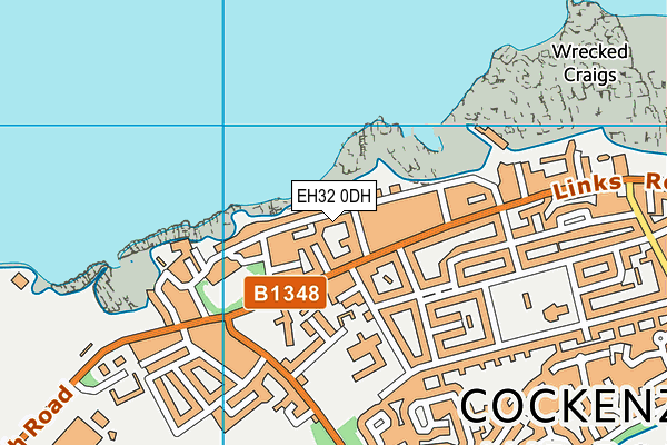 EH32 0DH map - OS VectorMap District (Ordnance Survey)