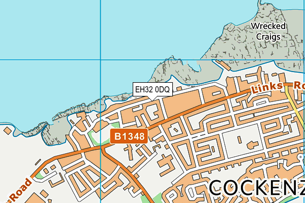EH32 0DQ map - OS VectorMap District (Ordnance Survey) EH32 0DQ map - OS VectorMap District (Ordnance Survey)