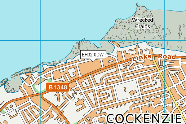 EH32 0DW map - OS VectorMap District (Ordnance Survey) EH32 0DW map - OS VectorMap District (Ordnance Survey)