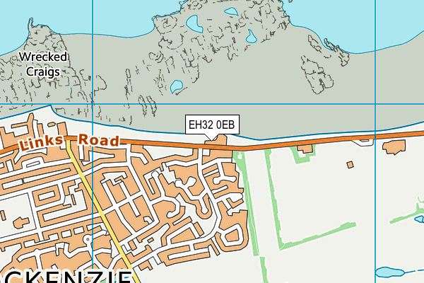 EH32 0EB map - OS VectorMap District (Ordnance Survey) EH32 0EB map - OS VectorMap District (Ordnance Survey)
