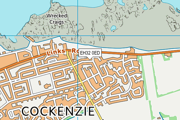 EH32 0ED map - OS VectorMap District (Ordnance Survey) EH32 0ED map - OS VectorMap District (Ordnance Survey)