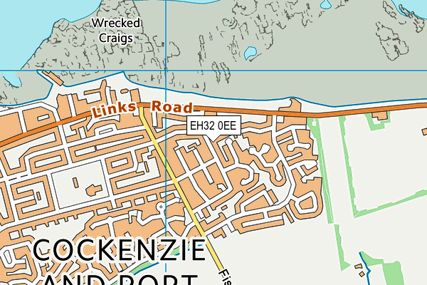 EH32 0EE map - OS VectorMap District (Ordnance Survey) EH32 0EE map - OS VectorMap District (Ordnance Survey)