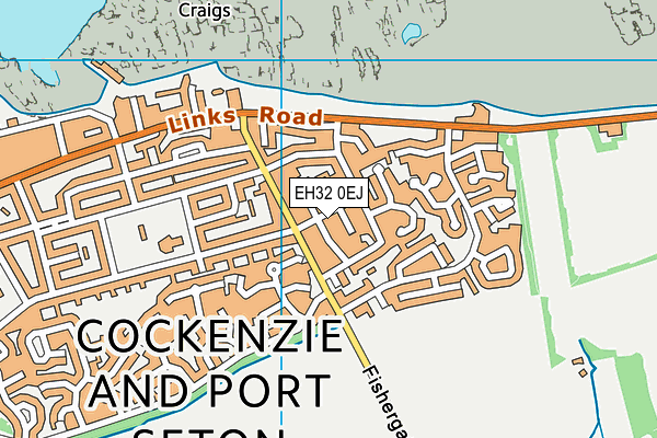 EH32 0EJ map - OS VectorMap District (Ordnance Survey) EH32 0EJ map - OS VectorMap District (Ordnance Survey)