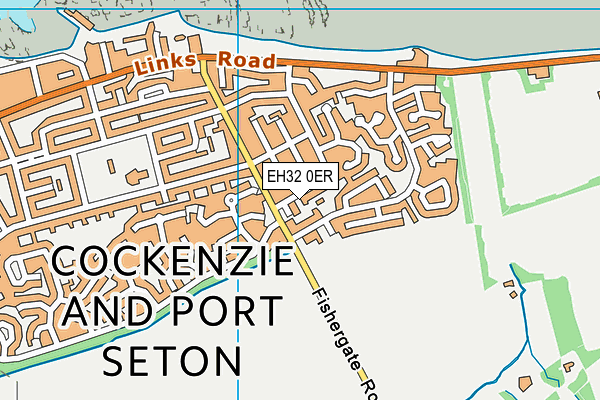 EH32 0ER map - OS VectorMap District (Ordnance Survey) EH32 0ER map - OS VectorMap District (Ordnance Survey)