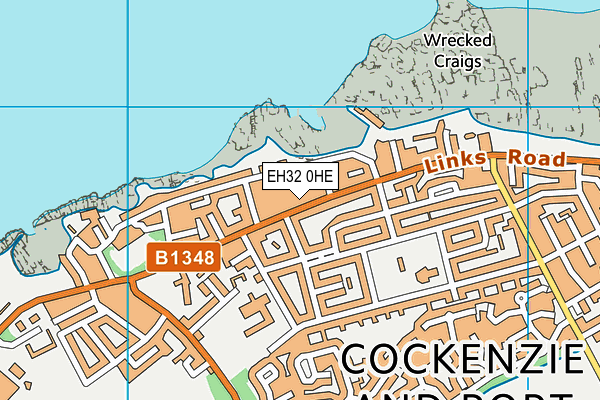 EH32 0HE map - OS VectorMap District (Ordnance Survey) EH32 0HE map - OS VectorMap District (Ordnance Survey)