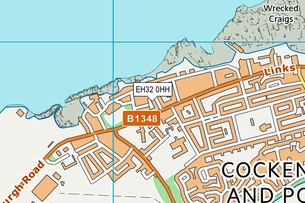 EH32 0HH map - OS VectorMap District (Ordnance Survey) EH32 0HH map - OS VectorMap District (Ordnance Survey)
