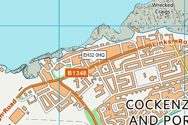 EH32 0HQ map - OS VectorMap District (Ordnance Survey) EH32 0HQ map - OS VectorMap District (Ordnance Survey)