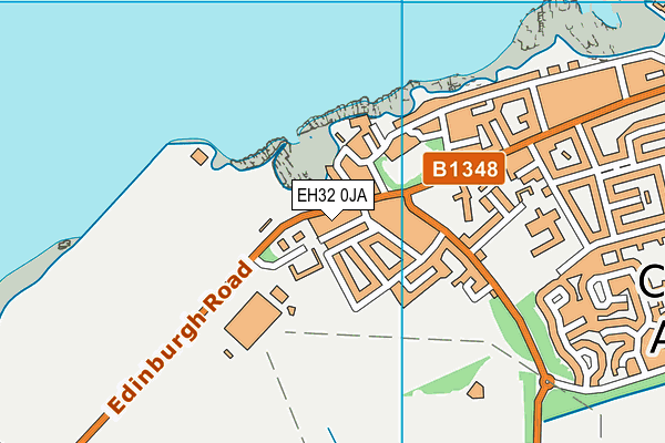 EH32 0JA map - OS VectorMap District (Ordnance Survey) EH32 0JA map - OS VectorMap District (Ordnance Survey)