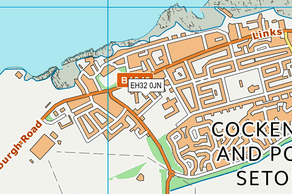 EH32 0JN map - OS VectorMap District (Ordnance Survey) EH32 0JN map - OS VectorMap District (Ordnance Survey)