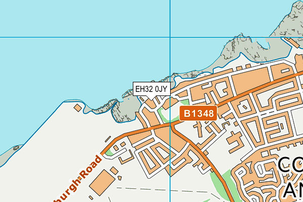 EH32 0JY map - OS VectorMap District (Ordnance Survey) EH32 0JY map - OS VectorMap District (Ordnance Survey)