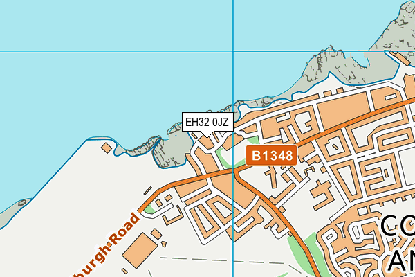 EH32 0JZ map - OS VectorMap District (Ordnance Survey) EH32 0JZ map - OS VectorMap District (Ordnance Survey)