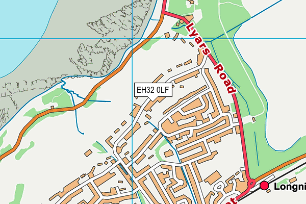 EH32 0LF map - OS VectorMap District (Ordnance Survey) EH32 0LF map - OS VectorMap District (Ordnance Survey)
