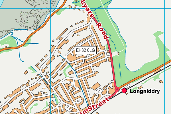 EH32 0LG map - OS VectorMap District (Ordnance Survey) EH32 0LG map - OS VectorMap District (Ordnance Survey)