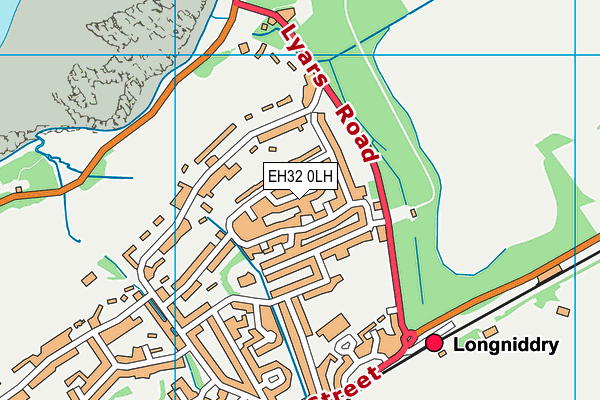 EH32 0LH map - OS VectorMap District (Ordnance Survey) EH32 0LH map - OS VectorMap District (Ordnance Survey)