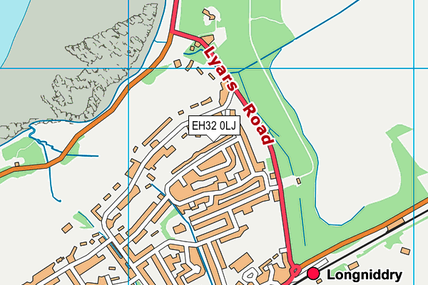 EH32 0LJ map - OS VectorMap District (Ordnance Survey) EH32 0LJ map - OS VectorMap District (Ordnance Survey)
