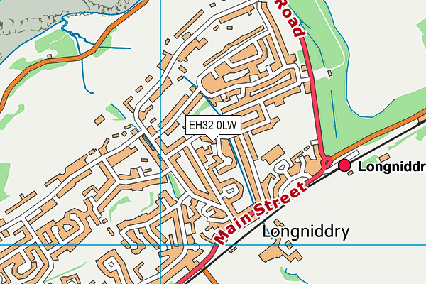EH32 0LW map - OS VectorMap District (Ordnance Survey) EH32 0LW map - OS VectorMap District (Ordnance Survey)