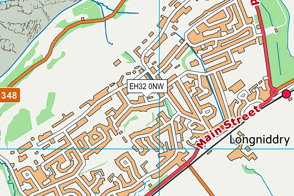 EH32 0NW map - OS VectorMap District (Ordnance Survey) EH32 0NW map - OS VectorMap District (Ordnance Survey)