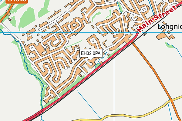 EH32 0PA map - OS VectorMap District (Ordnance Survey) EH32 0PA map - OS VectorMap District (Ordnance Survey)