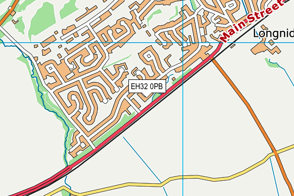 EH32 0PB map - OS VectorMap District (Ordnance Survey) EH32 0PB map - OS VectorMap District (Ordnance Survey)