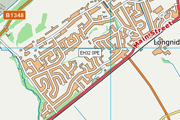 EH32 0PE map - OS VectorMap District (Ordnance Survey) EH32 0PE map - OS VectorMap District (Ordnance Survey)
