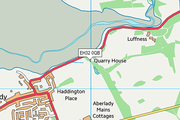 EH32 0QB map - OS VectorMap District (Ordnance Survey) EH32 0QB map - OS VectorMap District (Ordnance Survey)