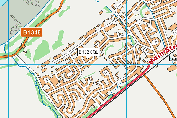 EH32 0QL map - OS VectorMap District (Ordnance Survey) EH32 0QL map - OS VectorMap District (Ordnance Survey)