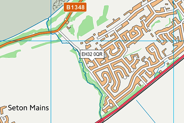 EH32 0QR map - OS VectorMap District (Ordnance Survey) EH32 0QR map - OS VectorMap District (Ordnance Survey)