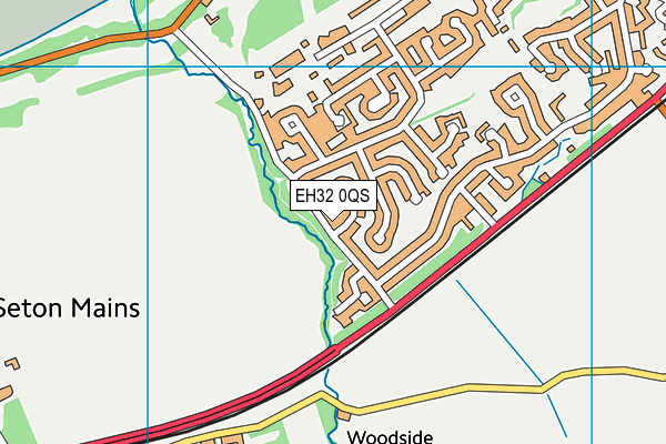 EH32 0QS map - OS VectorMap District (Ordnance Survey) EH32 0QS map - OS VectorMap District (Ordnance Survey)