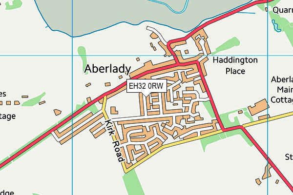 EH32 0RW map - OS VectorMap District (Ordnance Survey) EH32 0RW map - OS VectorMap District (Ordnance Survey)