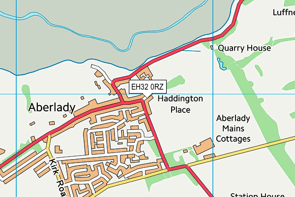 EH32 0RZ map - OS VectorMap District (Ordnance Survey) EH32 0RZ map - OS VectorMap District (Ordnance Survey)